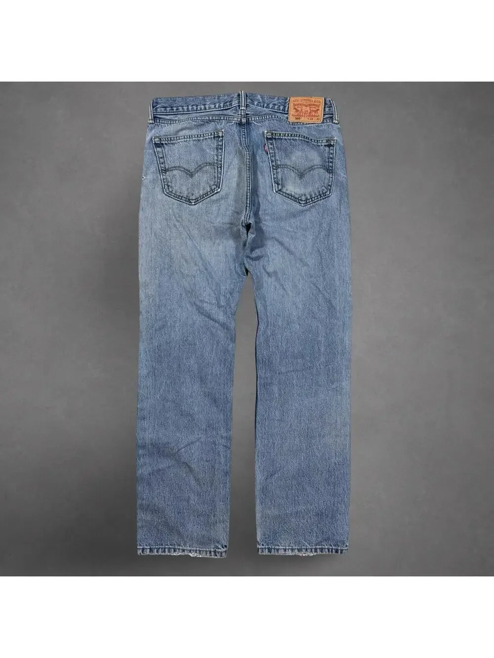Levi’s 505 Regular Fit Light Wash Jeans 34x32